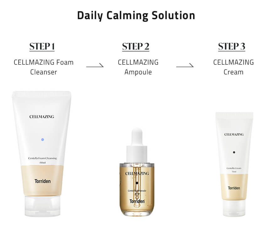 TORRIDEN CELLMAZING Centella Cream Daily Calming Solution Korea Beauty For You