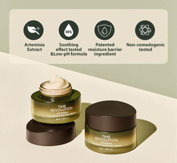 MISSHA Time Revolution Artemisia Calming Cream 1 Korea Beauty For You