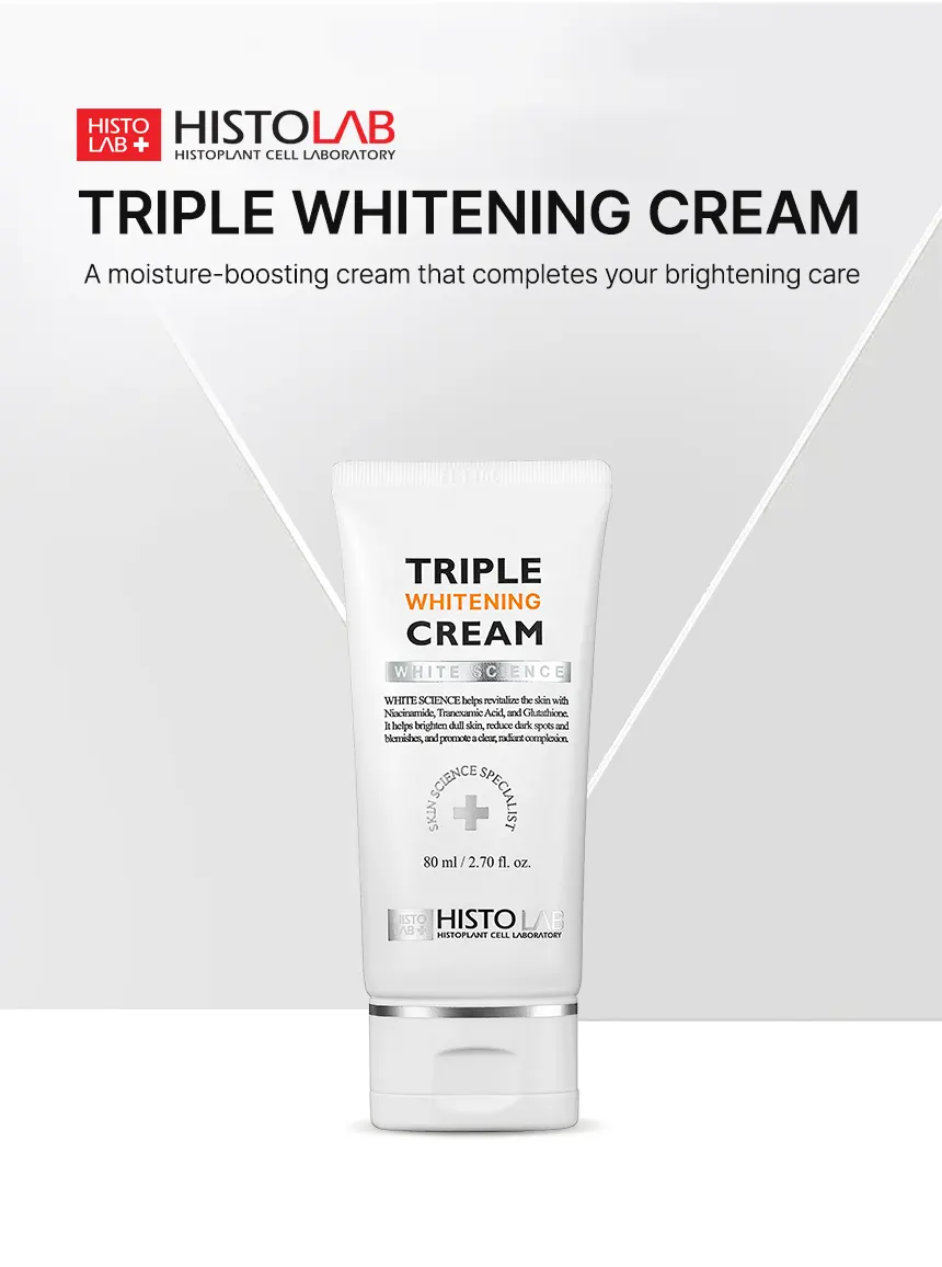 HISTOLAB White Science Triple Whitening Cream 80ml Korea Beauty For You HISTOLAB White Science Triple Brightening Cream