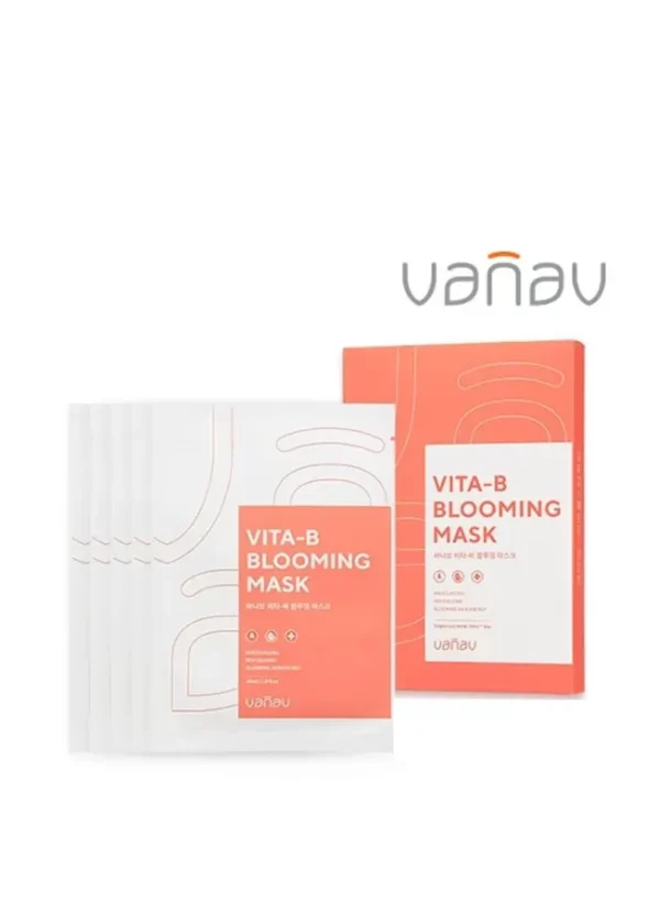 VANAV Vita B Blooming Mask, 5 Pieces