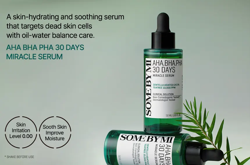 New Exfoliating Serum, SOME BY MI 30 Days Miracle Serum 50ml