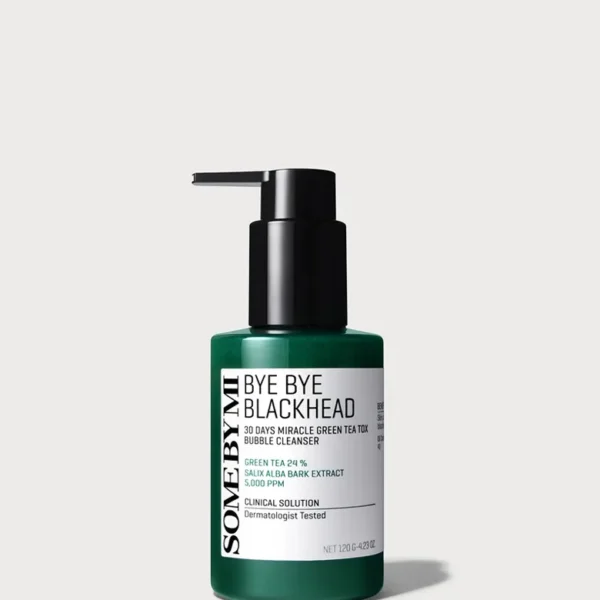 SOME BY MI Bye Bye Blackhead 30 Days Miracle Green Tea Tox Bubble Cleanser 120g