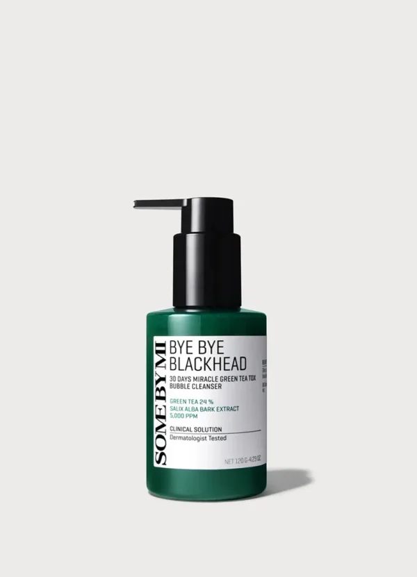 SOME BY MI Bye Bye Blackhead 30 Days Miracle Green Tea Tox Bubble Cleanser 120g
