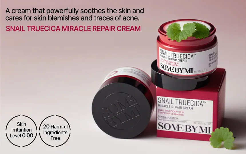 New Snail cream, Snail Truecica Miracle Repair Cream 60g