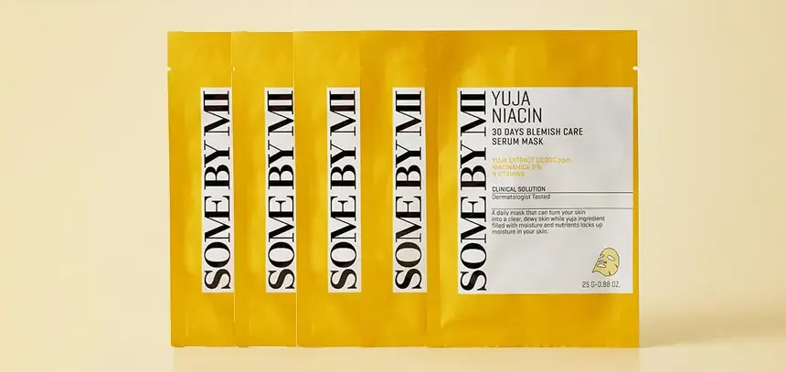New blemish mask, Yuja Niacin Blemish Care Serum Mask 10pcs