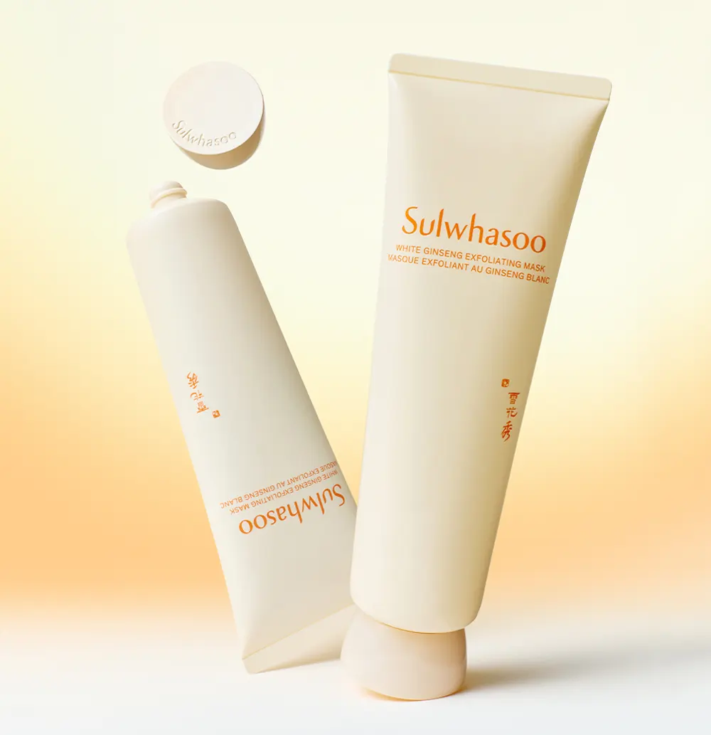 Radiance mask, SULWHASOO White Ginseng Exfoliating Mask