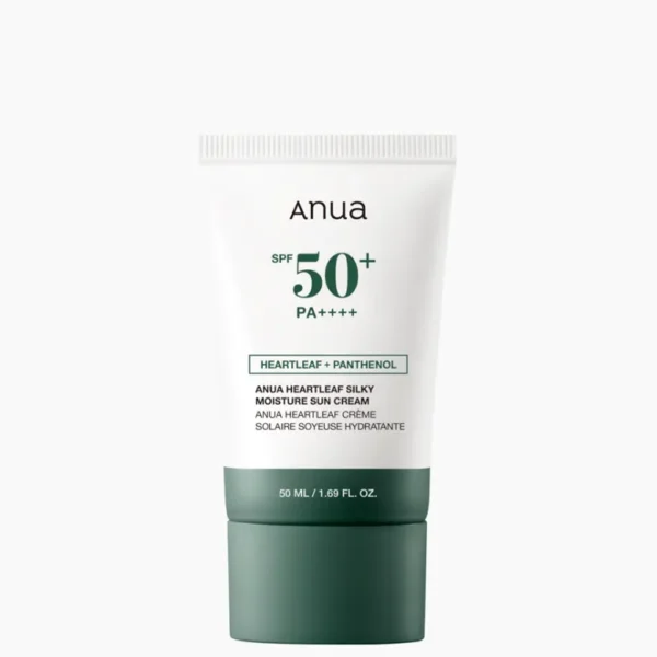 ANUA Heartleaf Silky Moisture Mild Sunscreen SPF 50+ PA++++ 50ml/1.69 fl. oz.