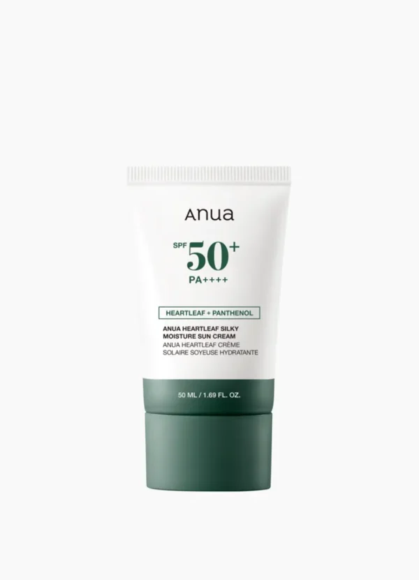 ANUA Heartleaf Silky Moisture Mild Sunscreen SPF 50+ PA++++ 50ml/1.69 fl. oz.