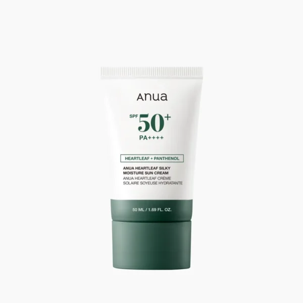 ANUA Heartleaf Silky Moisture Mild Sunscreen SPF 50+ PA++++ 50ml/1.69 fl. oz.