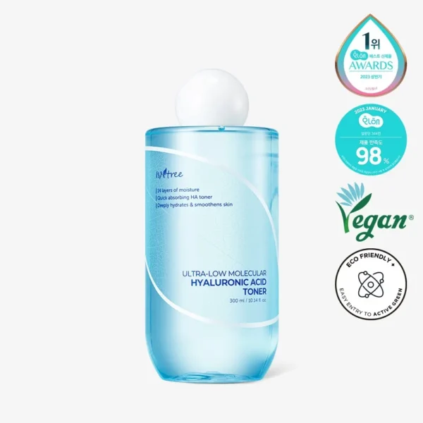 ISNTREE Ultra-Low Molecular Hyaluronic Acid Toner 300mL