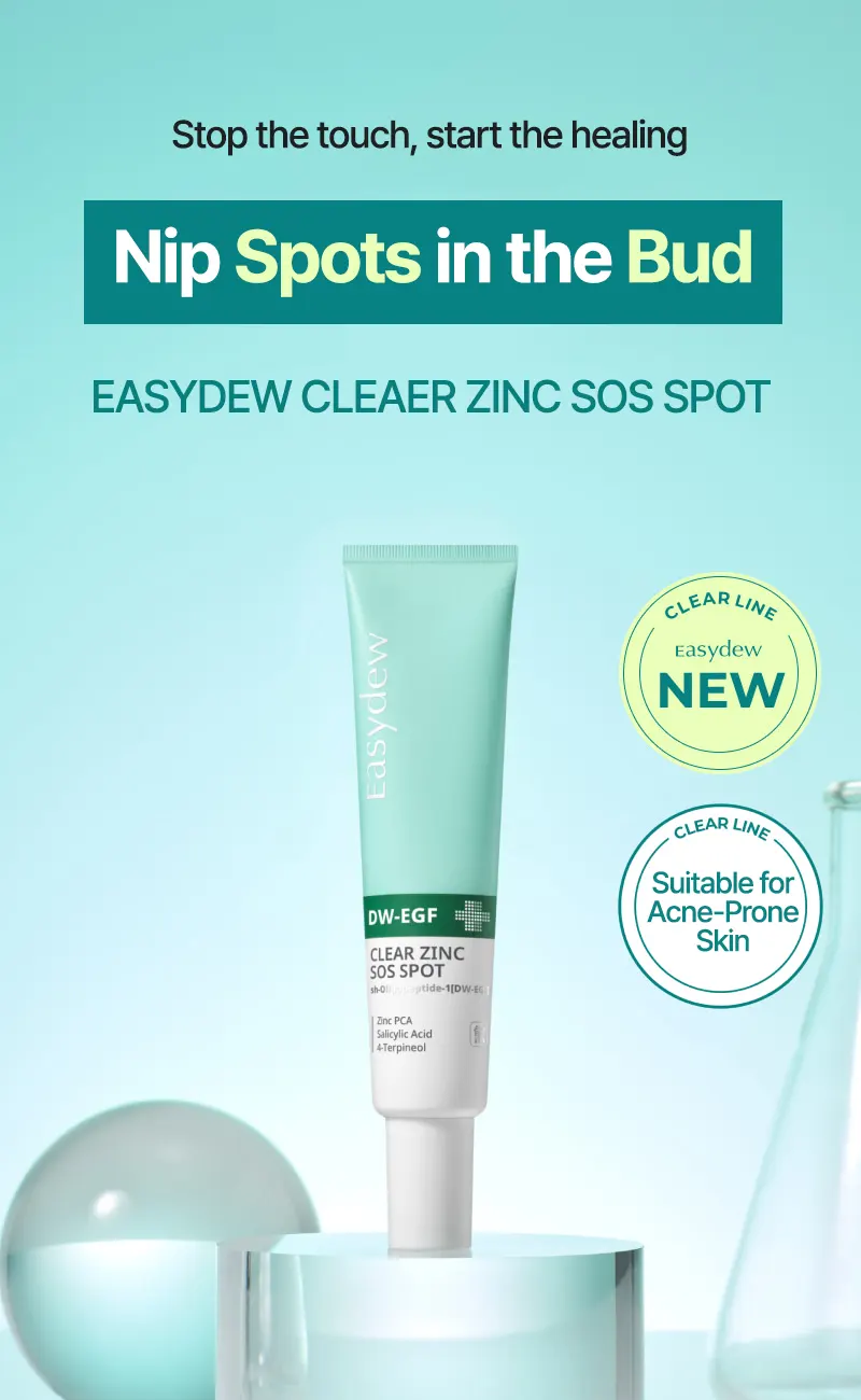 EASYDEW Clear Zinc SOS Spot 15ml, Spot Gel