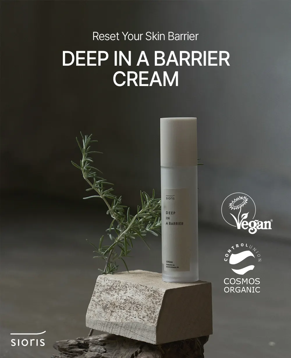 SIORIS Deep in a Barrier Cream 50ml, Organic Skin Barrier cream Korea Beauty For You SIORIS Deep in a Barrier Cream 50ml, Organic Skin Barrier cream