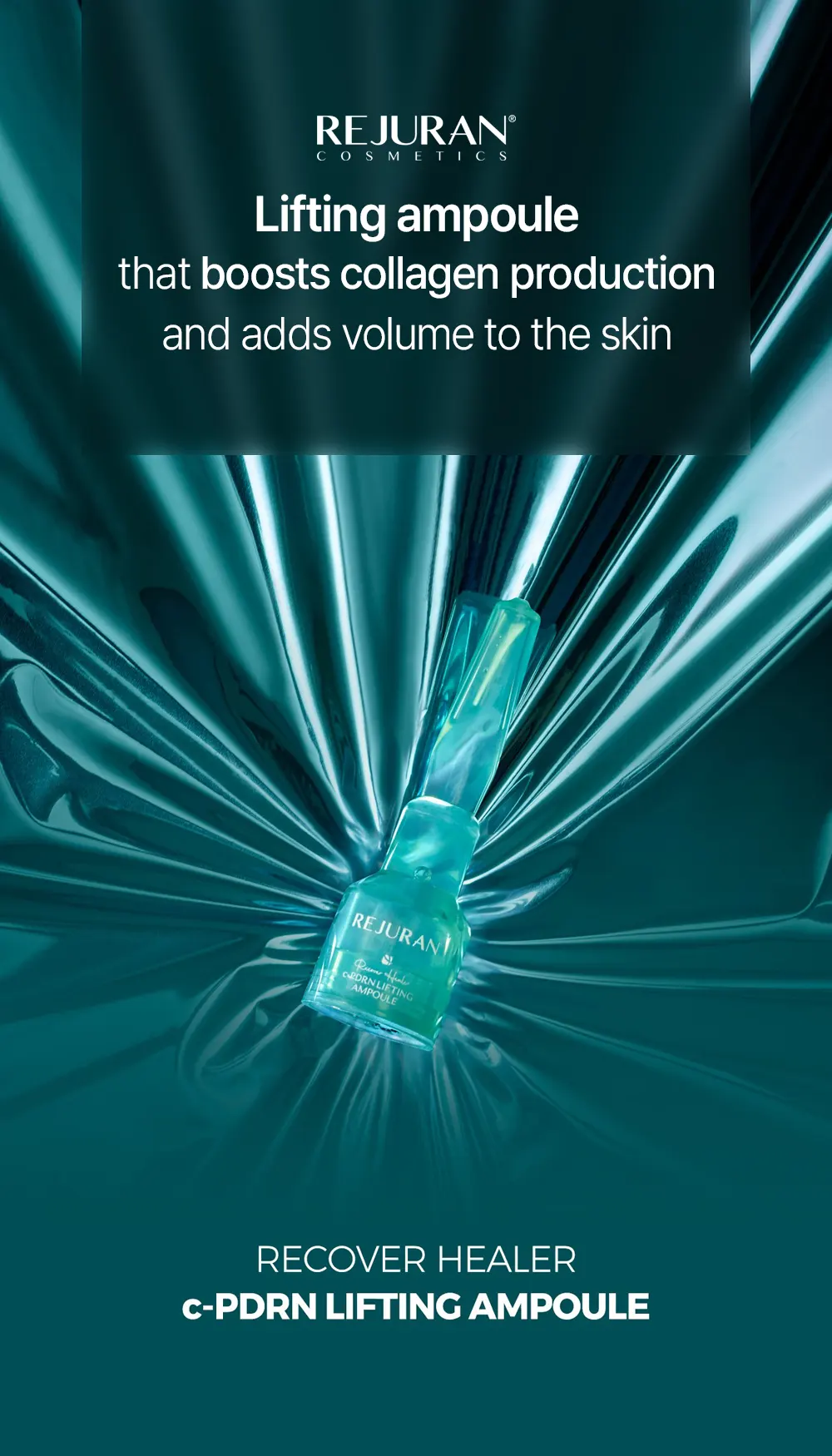 REJURAN Recover c-PDRN® Lifting Ampoule 14 Ampoules x 2ml (0.06 fl oz) Korea Beauty For You Rejuran Ampoule Recover c-PDRN Lifting Treatment (2ml x 14)