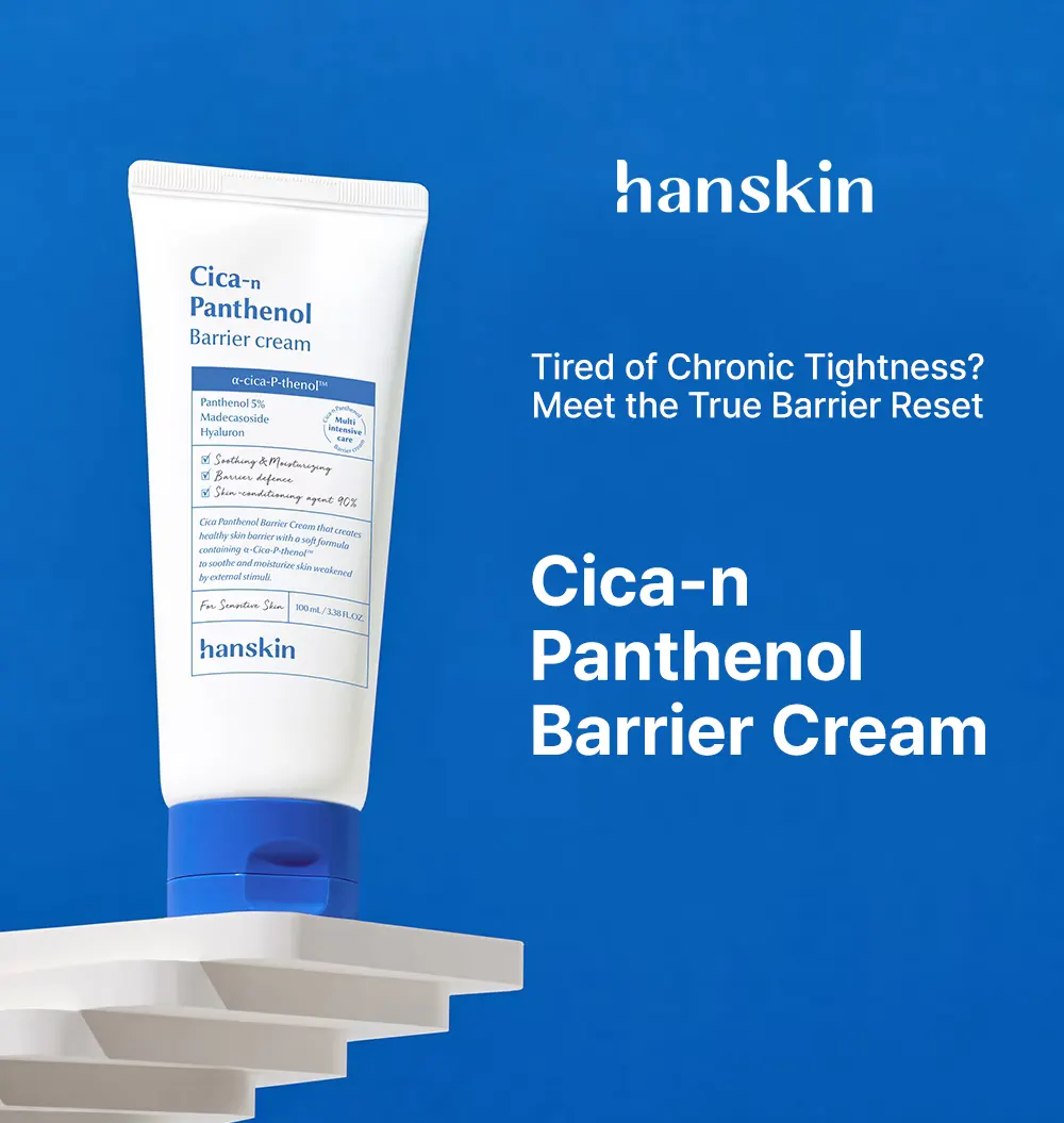 Cica cream, HANSKIN Cica-n Panthenol Barrier Cream 100ml