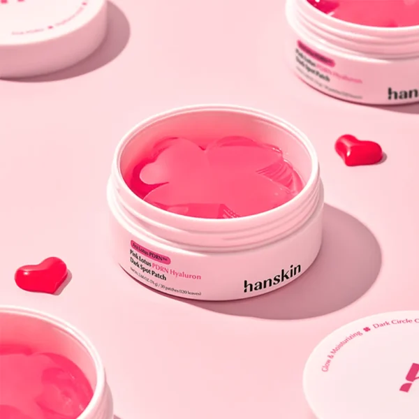 Under eye patches, HANSKIN Pink Lotus PDRN Hyaluron Dark Spot Pacth