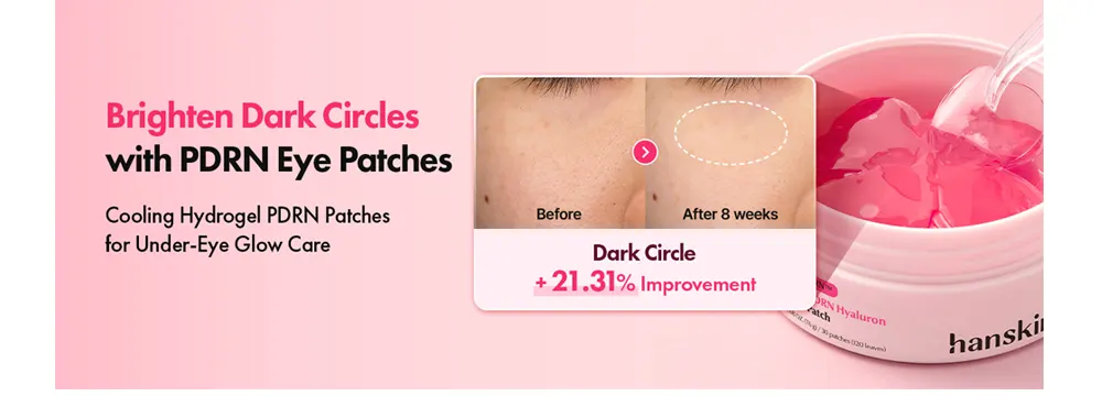 Under eye patches, HANSKIN PDRN Hyaluron Dark Spot Pacth