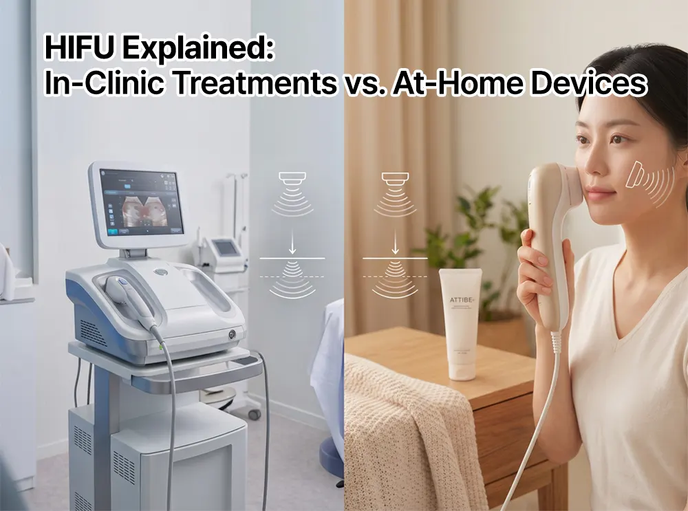 HIFU Explained: In-Clinic Treatments vs. At-Home Devices